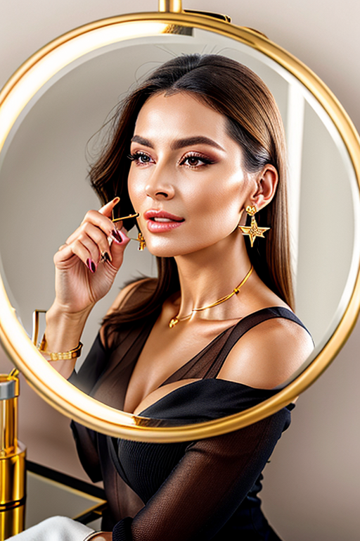 mirror photo pose girl simple