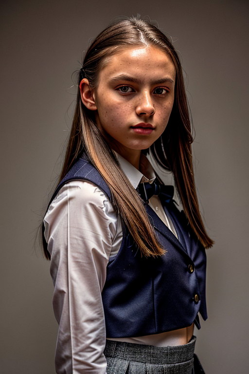 uniform models for girls
